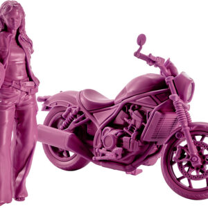PLAMAX MF-101 Rider's portrait Honda Rebel 1100 ワインレッド